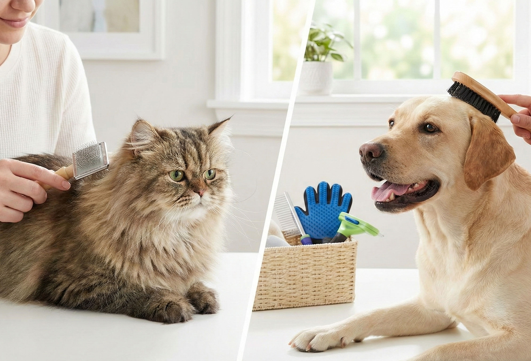 Spazzola per Cani e Gatti: Guida alla Scelta per Pelo Corto, Lungo e Sottopelo