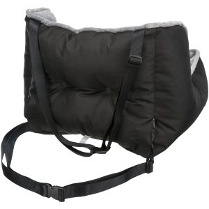 TRIXIE Dog Cuccia per Auto 50x40x50cm Imbottita Colore Nero/Grigio - immagine 2
