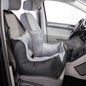 TRIXIE Dog Cuccia per Auto 50x40x50cm Imbottita Colore Nero/Grigio - immagine 3