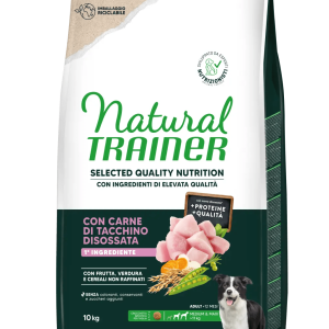 NATURAL TRAINER NUTRIZIONE DI QUALITÀ SELEZIONATA - ADULTO MEDIO MAXI - CON TACCHINO DISOSSATO - immagine 3