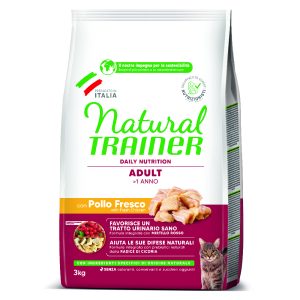 NATURAL TRAINER DAILY NUTRITION ADULT +1 ANNO CON POLLO FRESCO SECCO GATTO - immagine 3
