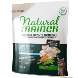 NATURAL TRAINER NUTRIZIONE DI QUALITÀ SELEZIONATA - ADULTO STERILIZZATO - CON PESCE BIANCO DISOSSATO - immagine 1
