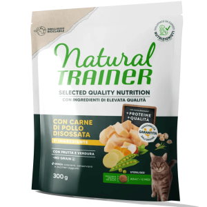 NATURAL TRAINER NUTRIZIONE DI QUALITÀ SELEZIONATA - ADULTO STERILIZZATO - CON POLLO DISOSSATO - immagine 1