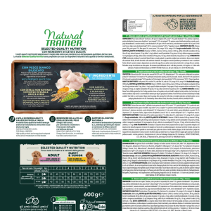 NATURAL TRAINER NUTRIZIONE DI QUALITÀ SELEZIONATA - ADULT MINI - CON PESCE BIANCO DISOSSATO - immagine 4