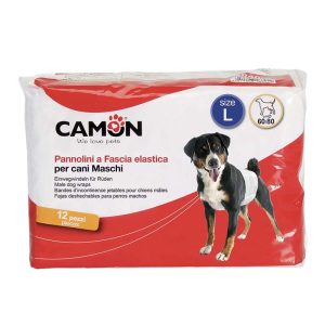 Camon Pannolini a fascia elastica per cani maschi - immagine 3