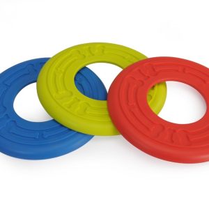 Camon Frisbee Colorato in TPR con Disegno Ossi - immagine 3