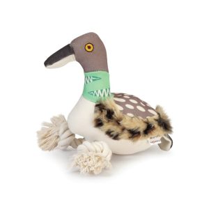 Gioco per cani - volatili in peluche e corda con squeaker - immagine 3