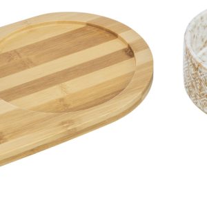 TRIXIE SET DI CIOTOLE IN CERAMICA /BAMBOO - immagine 4