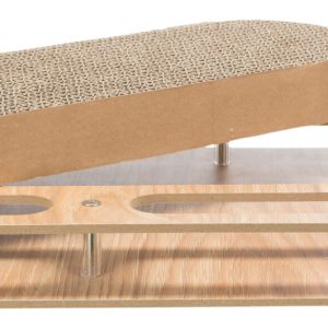 TRIXIE TAVOLETTA IN CARTONE CON CORNICE IN LEGNO OVALE - immagine 4