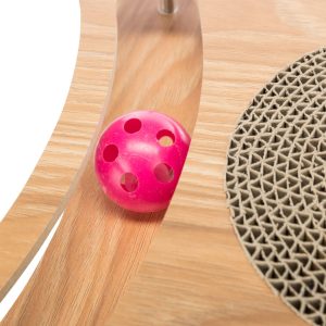 TRIXIE TAVOLETTA IN CARTONE CON CORNICE IN LEGNO - immagine 3