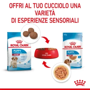 ROYAL CANIN Medium Puppy – Bocconcini in salsa - immagine 6