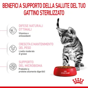 ROYAL CANIN® Kitten Sterilised – Alimento secco per gattini sterilizzati - immagine 7