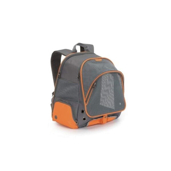 camon-zainetto-trasportino-bicolore-grigioarancione-misure-34x22x42-cm