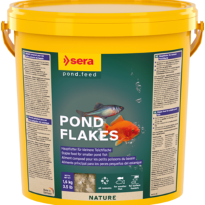 Sera Pond Flakes Mangime completo naturale in scaglie per piccoli pesci da laghetto - immagine 3