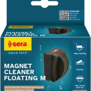 Sera Magnet Cleaner Floating M Calamita galleggiante per la pulizia dei vetri dell’acquario (fino a 8 mm) - immagine 1