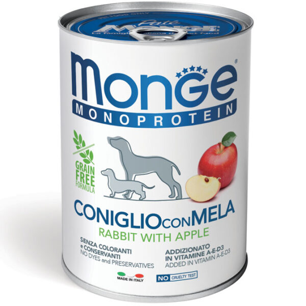 monge_cane_umido_monoproteico_coniglio_con_mela_400g