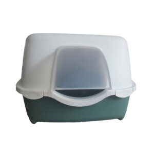 Toilette da Esterno per Gatti – Verde | Casetta Protetta 56 x 55 x 39 cm - immagine 5