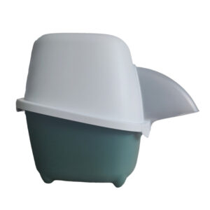 Toilette da Esterno per Gatti – Verde | Casetta Protetta 56 x 55 x 39 cm - immagine 6