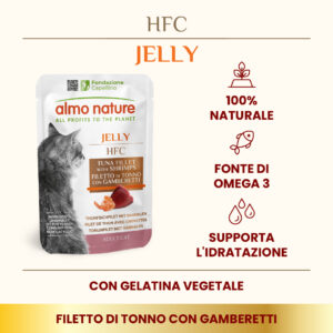 Almo Nature HFC Jelly – Filetto di Tonno con Gamberetti - immagine 3