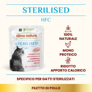 Almo Nature HFC Sterilised – Filetto di Pollo 50 g - immagine 3