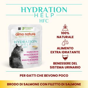 Almo Nature HFC Hydration Help – Brodo di Salmone con Filetto di Salmone 50 g - immagine 4