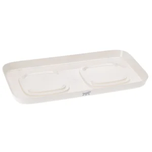 Ferplast Glam Tray – Vassoio in Plastica con Ciotole per Cani e Gatti (40 × 23 × h 4,5 cm – 0,4 L) - immagine 5