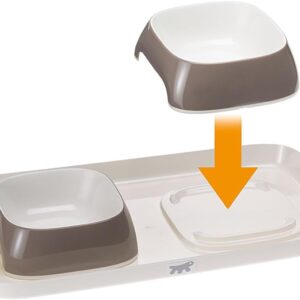 Ferplast Glam Tray Small – Doppia Ciotola per Cani e Gatti - immagine 6
